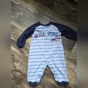 Vintage Carter's All-Star Baseball One Piece